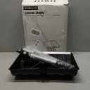 Ergonomic Large Snow Shovel for Driveway: 48-Inch Dual-Lock Knob Anti-Wobble Handle, 16" Plastic Blade w/Metal Edge, Ultra-Light 1.9 lb, Portable Aluminum Shaft, Car, Camping & Emergency, Black