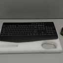 Wireless Keyboard and Mouse Combo - 9 Backlit Effects, RGB, Ergo Wrist Rest, Phone Holder, 2.4G Full Size, Rechargeable, Sleep Mode, KM22 MAX Quiet Set for Computer, PC, Laptop, Mac, Windows- SABLUTE