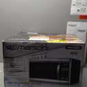 Emerson MW1338SB Countertop Microwave Oven, 6 Pre-Programmed Settings, Removable Glass Turntable, Child Safety Lock, 1.3 Cu ft, 1000W, Stainless Steel