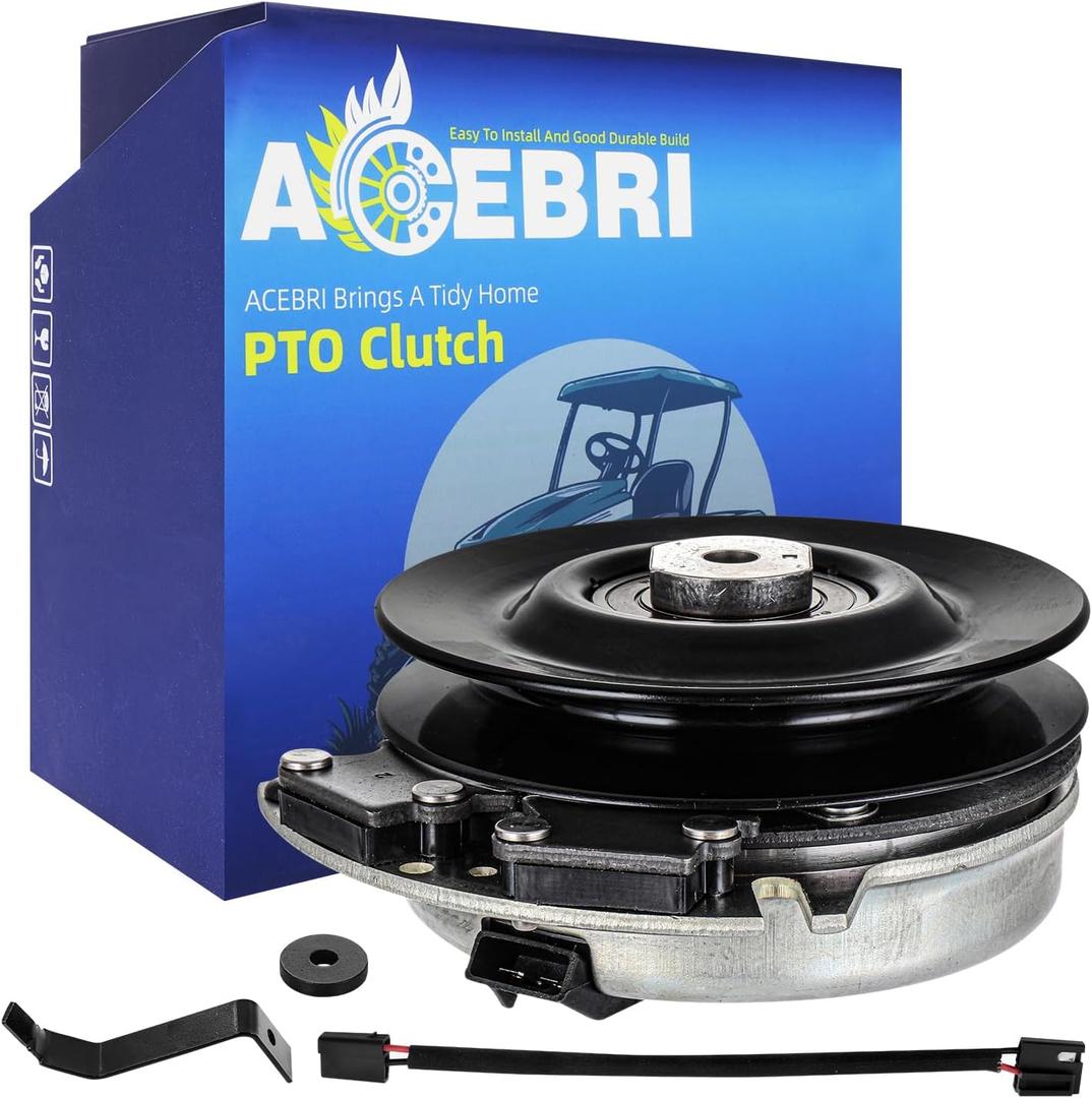 ACEBRI PTO Clutch Replacement for John Deere Scotts: GY20108 GY20652 GY20878 GY21340 GY21339 L120 L30 LA130 LA140 D140 D150 D160 D170, for Warner: 5219-20 5219-73 5219-72 5219-114 Mower Clutch