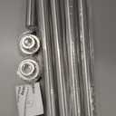 Shower Curtain Rod, 1" Diameter Heavy Duty Tension Shower Rod, Non Slip Adjustable 28-74 inch No Drill Shower Curtain Rods Spring Tension For Bathroom, Shower Stall, No Rust, Brushed Nickel