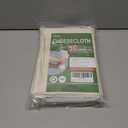 3 x Olicity Cheese Cloths, Grade 100, 36 Sq Feet, Reusable Cheese Cloth with Closed Edges Fabric Fine Mesh Cloth, Unbleached Cotton Muslin Cheesecloth for Straining,Bread,Tea,Crafts,Free Cutting - 4 Yards