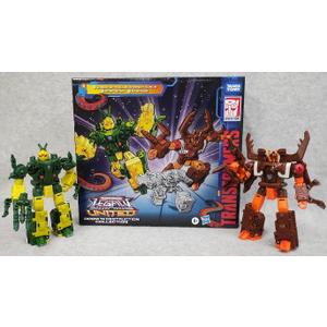 Transformers Legacy United Doom ‘n Destruction Collection,
Mayhem Attack Squad Converting Action Figure 2-Pack