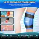 Ice Pack for Knees Reusable Cold Pack for Injuries, Knee Gel Ice Pack Wrap Pain Relief Replacement Surgery, Swelling, Meniscus Tear, ACL, Sports Injuries Blue