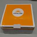 GIGALUMI Solar Lights Outdoor Waterproof, 12 Pack, Stainless Steel LED Solar Garden Lights for Patio, Lawn, Yard and Landscape, Cold White