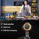 PuffHide Smoke Purifier for Smoking Indoors, Portable Range Hood with Detachable Smoke Fan & Washable Filter, Compact Exhaust Fan for Indoor BBQ, Hot Pot & Kitchen Use
