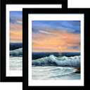 LUCKYLIFE 18x24 Frame in Black, Gallery Frame for Wall Mounting, 2 Pack