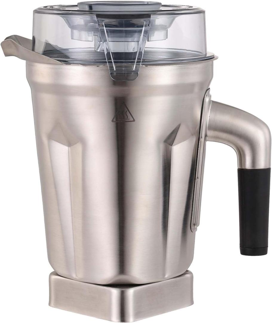 for Vitamix Blenders 64oz Stainless Steel Container, replace 5200 E310 Pro 750 A3500 X4 etc, compatible with Classic/Explorian/Professional/Ascent/Propel Series Pitcher Jar Cup