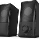 kstime Computer Speakers with Bluetooth 5.4, 14W Bass Reflex Stereo PC Speakers with 15° Tilted Design, USB Powered & AUX Inputs, Built-in Mic & Headphone Jack for Desktop, Laptop, and Phones
