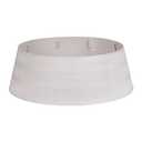 HarcoHome Christmas Tree Collar, 28.4" Round Base Cover for Christmas Trees - Natural Grain Fiber, Plastic, Beige