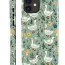 for iPhone 11 Case for Women Girl Men Boy, Shockproof Soft Silicone & Hard PC Shell Protective Case for iPhone 11 - Duck Botanical Garden