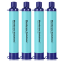 Membrane Solutions Straw Water Filter S1, NSF/ANSI 42&372&401 certificated, Survival Filtration Portable Gear, Emergency Preparedness, Supply for Drinking Hiking Camping Team Family Outing