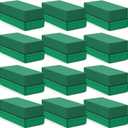 Teenyyou 12 Pack Large Size Floral Foam with Bowl 9.65" l x 4.65" W x 3" H Rectangle Wet Floral Foam Cage Blocks Flower Arrangements Supplies for Table Party Festival Flower Decor