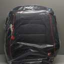 Seat Covers Fit for Dodge RAM 1500 2002-2025 2026: Compatible with RAM 1500 2500 3500 Crew Double Quad Cab Truck Pickup Car Seat Cover Faux Leather Seat Covers(Flat Bench, Full Set, Redline)