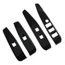 Kolya for 2018-2022 2023 2024 2025 Toyota Camry Accessories Door Window Switch Panel Cover Window Control Button Trim (Glossy Black)