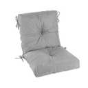 LYLNBYWK Patio Dining Chair Cushion, Thick Tufted Rocking Chair Cushion for Outdoor, Breathable and Fade Resistant, 40 x 20 x 5 inch, Grey
