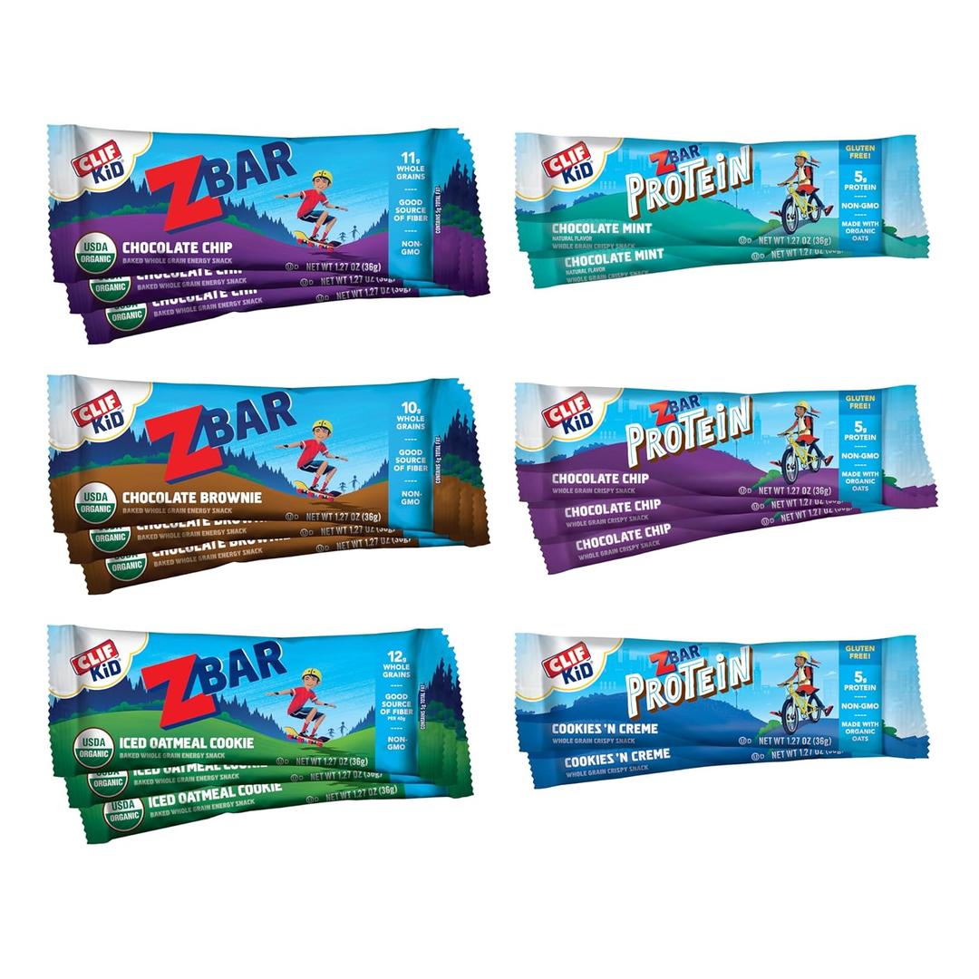 Zbar and Zbar Protein - Variety Pack - Snack Bars - Made with Organic Oats - Non-GMO - Soft Baked Granola Bars and Crispy Protein Bars (16 Pack) (EXP 06/15/25)