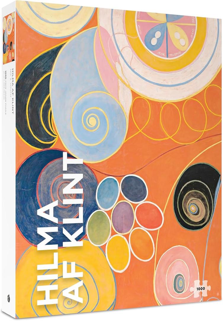 Pomegranate 1000-Piece Jigsaw Puzzle for Adults, Hilma af Klint's N0. 3, Youth, Matte Finish, Snug Fit