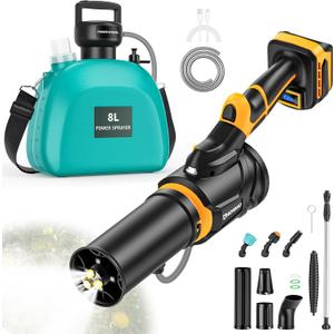 3-in-1 Battery Powered Sprayer Blower Compatible for Dewalt 20V Battery