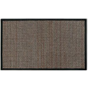 Artoid Mode Washable Non Skid Kitchen Rugs and Mats Doormat, Absorbent Door Mat Rugs for Kitchen Floor Front of Sink Hallway Black 17x29 Inch