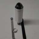 1.1" Motorcycle Slip On Muffler,28mm Universal Muffler Exhaust Slip on Exhaust Pipe Clamp Pipe For Dirt Bike Street Bike Scooter ATV Racing (Silver)