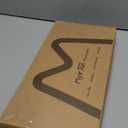 Myir JUN Round Placemats Set of 6 Faux Leather Place Mats and Coasters 15 inch Round Table Mats Dual Sided Non-Slip Stain Resistant Placemats (Gray & Wheat, Set of 6)