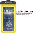 Waterproof Phone Pouch, PunkBag Universal Floating Dry Case Bag for Most Cell Phones incl. iPhone 8 Plus & Samsung Galaxy S9 | Perfect for Keeping Your Cellphone & Valuables Dry and Safe (Yellow)