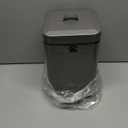 Dog Poop Trash Can Outside, 5L/1.3Gal Metal Dog Waste Trash Can with Lid, Foot Pedal, Pet Waste Container with 40 Bags, Poop Bucket with Lid Soft Close for Pet, Grey