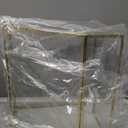 N A Cosmetic Storage Box,Makeup Organizer Antique Countertop Cosmetic Storage Box Mirror Glass Beauty Display, Gold Spin Large Capacity Holder for Brushes Lipsticks