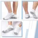 Mens Athletic Socks Ankle Socks Cushioned Breathable Low Cut Tab Sports Running Socks for Women and Men(6 Pairs)