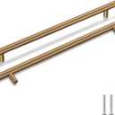 goldenwarm 10 Pack Champagne Bronze Cabinet Pulls Gold Cabinet Handles 10 inch(256mm) Champagne Drawer Pulls Brushed Bronze Cabinet Pulls Kitchen Bathroom Bedroom Furniture Handles