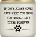 Pet Memorial Gifts for Loss of Dog Cat, Sympathy Gift for Pets Loss, Dog Bereavement Cat Memorial Candle, Remembrance Present in Memory of Cat, Passing Away Condolence Presents for Friends Pet Owner