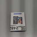 Vlog Selfie Monitor Screen iPhone, 4K 60fps Recording, Wireless Screen Mirroring with Remote Control, Magnetic Fixation, 180 Rotation, 3 Levels of Brightness, Compatible with iPhone & Android (Black)