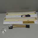 EZVALO Picture Light for Wall, 4800mAh Rechargeable Wireless Remote, 16'' Dimmable Magnetic LED Art Display Light with 3 Color Temperatures, for Gallery, Living Room, Bedroom, Hallway (Gold-2Pack)