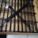 FOREHOGAR Metal Garden Fence 28in (H) x 23.3ft (L), 1 Gate + 9 Panels Dog Fence Border Fences Animal Barrier, No Dig Garden Fencing for Yard Flower Bed Lawn Patio Outdoor, PIN282810G Black