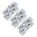 Sectional Couch Connectors  Heavy-Duty Metal Sofa Clips with Screws, Adjustable Interlocking Brackets to Keep Sectionals Together and Prevent Sliding (6 Pack)