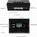 MPPT Solar Charge Controller 100A, 250V Max Input,99.9% Efficiency,12V/24V/36V/48V Auto,APP Monitoring,100Amp LCD Display Solar Panel Regulator for Lithium/Lead-Acid Battery,Solar System RV Off Grid