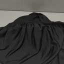 Round Spandex Tablecloth, Elastic Fitted Waterproof Tablecloths for 45"-56" Tables, Stretch Washable Picnic Table Cover for Camping, Dining, Indoor and Outdoor, Black