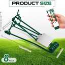 Qualirey 8 Pcs Outdoor Gopher Trap Easy Set Mole Trap Weather Resistant Gopher Killer Vole Killer for Lawn Garden Farm (Green)