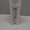 COKUNST Portable Blender, Small Smoothie & Shake Maker with LED Display, 17 oz (500ml) Personal Blender with 6 Blades, USB C Rechargeable Juice Mixer with Extra Lid for Travel, Office Gym Home, White