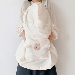 Baby Carrier Cover Universal - Sun Protection & Waterproof Baby Sling Cover Cute Bear Breathable Infant Carrier Rain Cover for Spring and Summer 33.46 * 31.5inch (Rabbit)