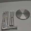 Toilet Paper Holder Stand, Toilet Paper Stand Brushed Nickel, Free Standing Toilet Paper Holder, Toilet Paper Storage by Bathth