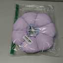 Cat Cone Collar,Cute Waterproof Cat Recovery Collar,Anti-Bite Lick Wound Healing Safety Elizabethan e Collar for Cats,Purple Flower All-Season Style (M)