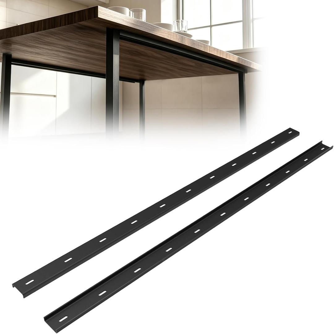 52" C Channel Steel Bracket for Table Tops, Live Edge Slabs(2P)