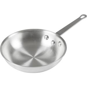 Winco Commercial-Grade Aluminium Fry Pan/Skillet, Natural Finish, 8"