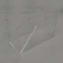 Magazine Rack - Clear Acrylic Magazine Holder, Acrylic Newspaper Stand Organizer with handles, Modern Lucite Magazine and Book Basket Box for Bathroom, Bedroom, Living Room and Office