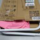Dream On Me Mesh Security Bed Guard Rail for Toddlers 2–5 Years, Fits Twin–King Beds, Reinforced Anchor System, 2 Adjustable Heights, Pink, Not for Cribs/Toddler Beds