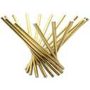 TINMIX Adjustable Fruit Bowl, Countertop Fruit Tray Stainless Steel Modern Fruit Basket Holder for Fruit Vegetable Storage, Pillar Length 35cm, Gold