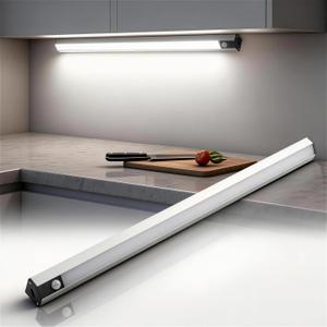 15.74in Under Cabinet Lighting for Kitchen, 3Colors Motion Sensor Bright Under Counter Lights for Shelf/Workbench/Bookshelf/Over Sink