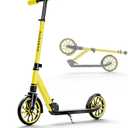 PHOEROS Kick Scooter for Kids Ages 6-12,Teens & Adults, Youth. Lightweight Aluminum Kick Scooter for Teens Adults Boys Girls with 8 inch Big Wheels, Foldable, 3 Height Adjustable, Shock Absorption.